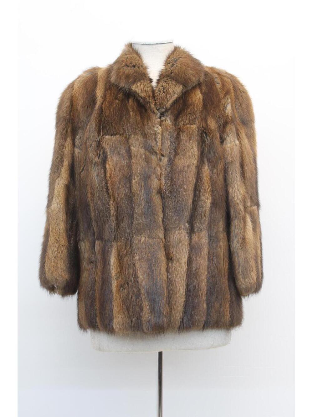 Scrap Item: Muskrat Fur jacket Coat Size N/A